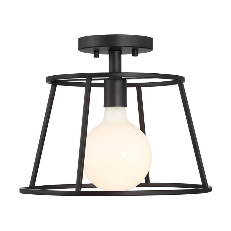 13 Inch Semi Flush Mount by Meridian Lighting